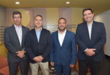 Alexander Occupati, Hiram Moreno, Randor Bernal y Gustavo Fernández